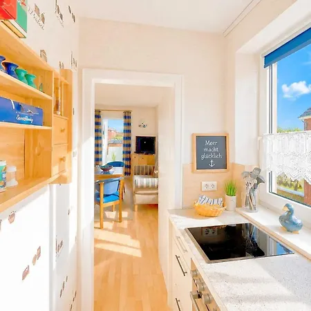 Deichgraf A-18, Nordsee Mit Balkon, Parkplatz, Pool & Sauna, Wlan Apartmán Burhave
